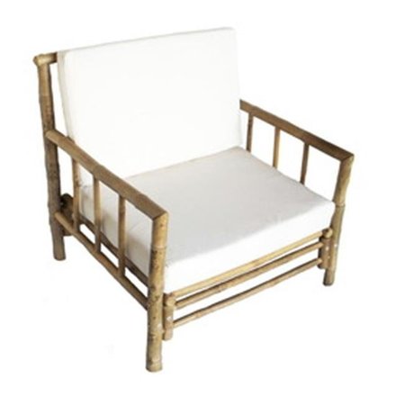 BAMBOO Bamboo 5855 Chai Chair with Cushion; 30 x 32 x 32 in. 5855